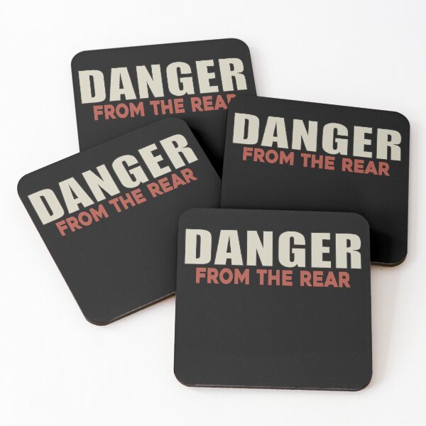 Item preview, Danger from the Rear – Funny Minimal Warning Sign Design designed and sold by arabiw.