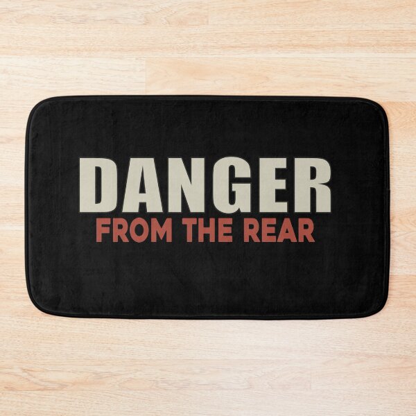 Item preview, Danger from the Rear – Funny Minimal Warning Sign Design designed and sold by arabiw.