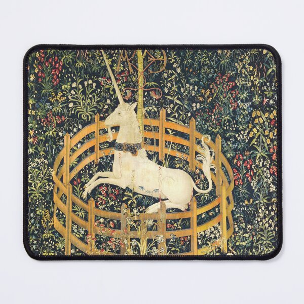 Item preview, The Unicorn in Captivity – Medieval Unicorn Tapestry designed and sold by Medieval Marvels & Strangeness.
