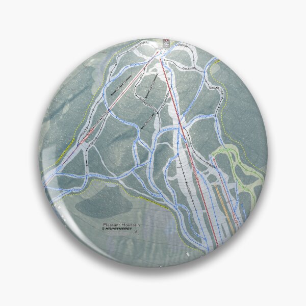 Item preview, Pleasant Mountain Resort Trail Map designed and sold by Mapsynergy.
