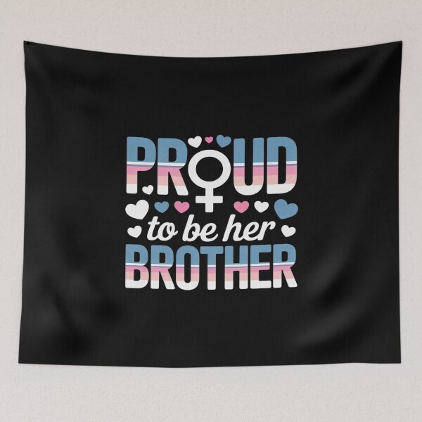 Item preview, Transgender Sister LGBTQ Ally Proud To Be Her Sister designed and sold by FadeOfThrone.