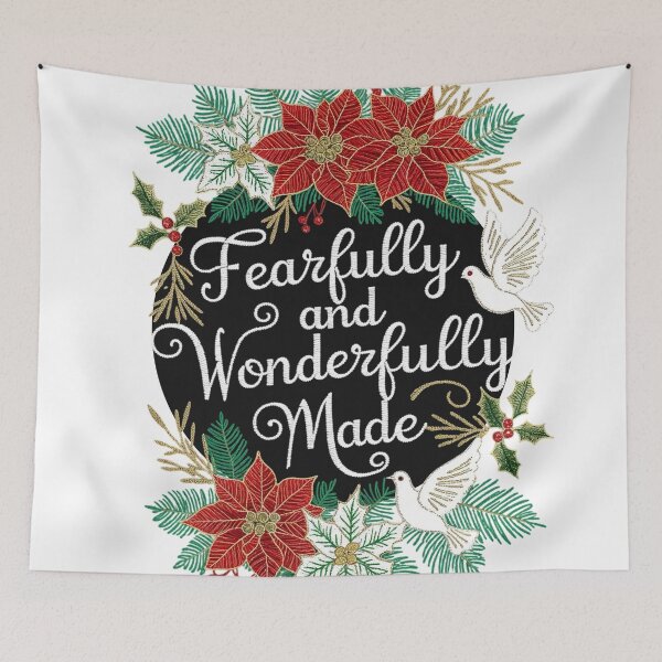 Item preview, Fearfully and Wonderfully Made – Psalm 139:14 Christian Faith Design designed and sold by NoviaRobert.