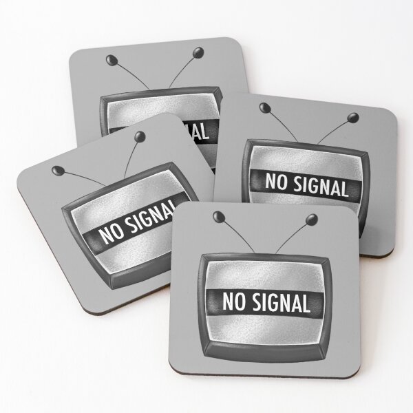 Item preview, NO SIGNAL Retro Television designed and sold by marley-seraph.