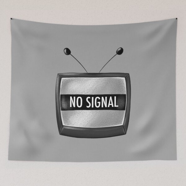 Item preview, NO SIGNAL Retro Television designed and sold by marley-seraph.