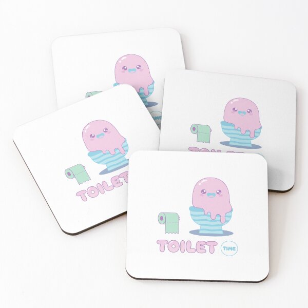 Item preview, Cute Toilet Time Blob Monster - Funny Bathroom Humor Gift designed and sold by Merchifyme2000.