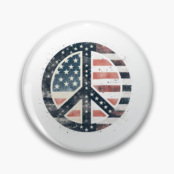 Item preview, Peace in Red, White & Blue — Global Unity from the USA designed and sold by denip.