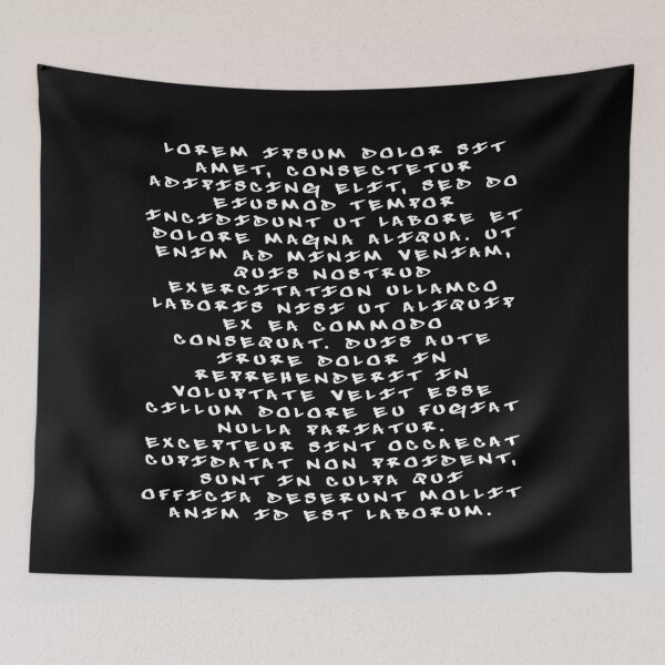 Item preview, Lorem Ipsum Typography - Default Text designed and sold by GaNozri.