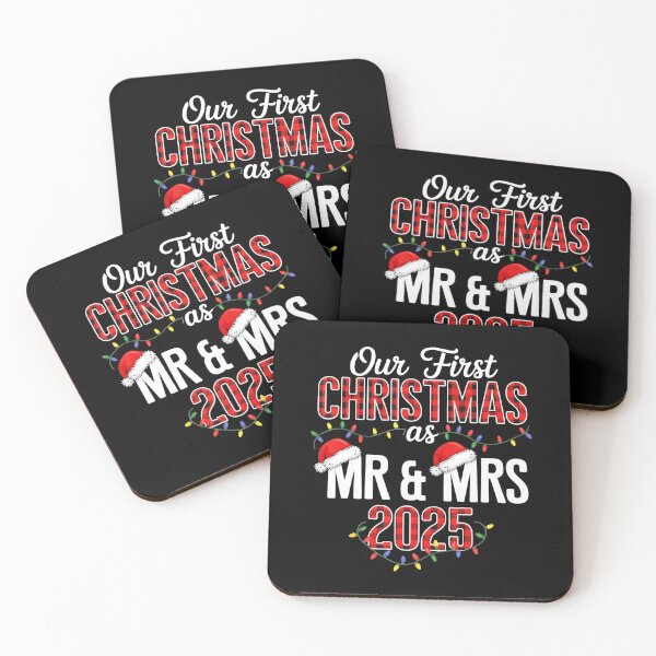 Item preview, Our First Christmas As Mr Mrs 2025 Couple Pajamas Matching  designed and sold by WayTBeenkenArt.
