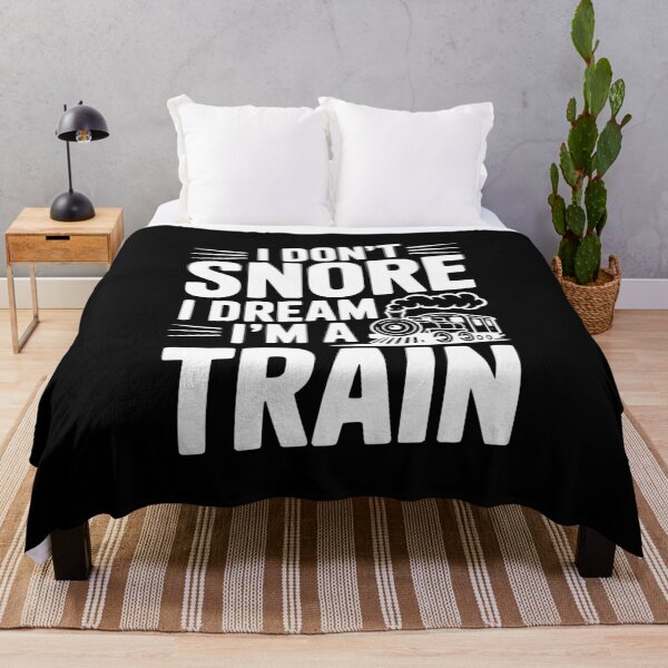Item preview, I Don't Snore I Dream I'm a Train designed and sold by Frank Ring.