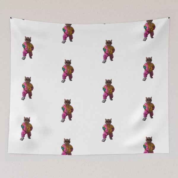 Item preview, Color Pop Cat Drip — Streetwear Cat Character designed and sold by Paws & Flow.