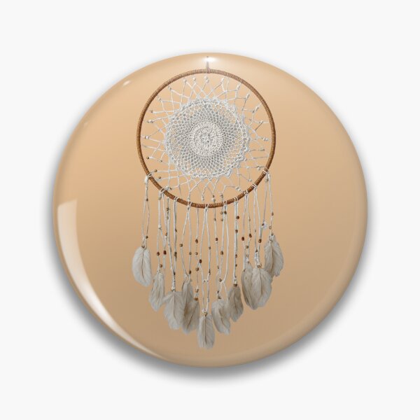 Item preview, Serene White Dreamcatcher - Bohemian Wall Decor designed and sold by casualnature.