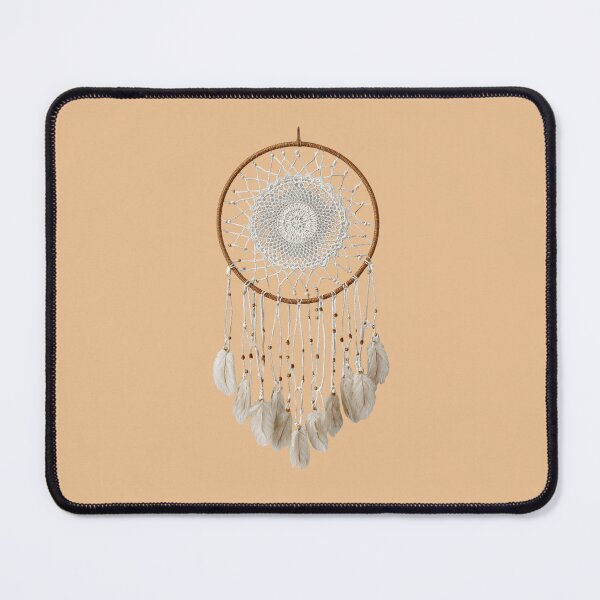 Item preview, Serene White Dreamcatcher - Bohemian Wall Decor designed and sold by casualnature.
