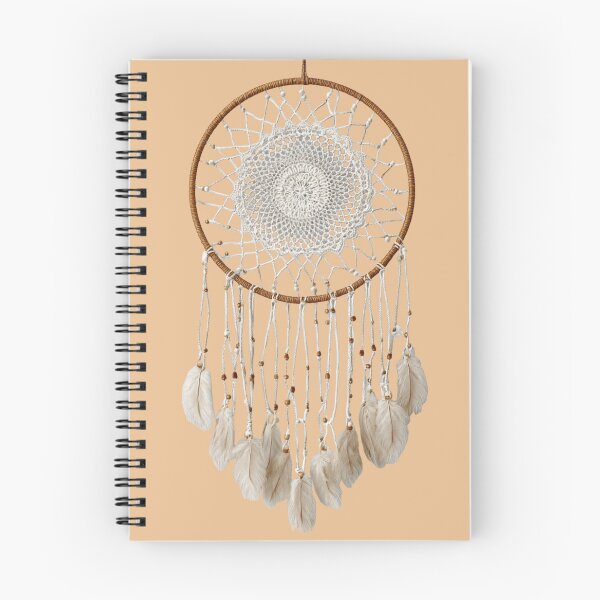 Item preview, Serene White Dreamcatcher - Bohemian Wall Decor designed and sold by casualnature.