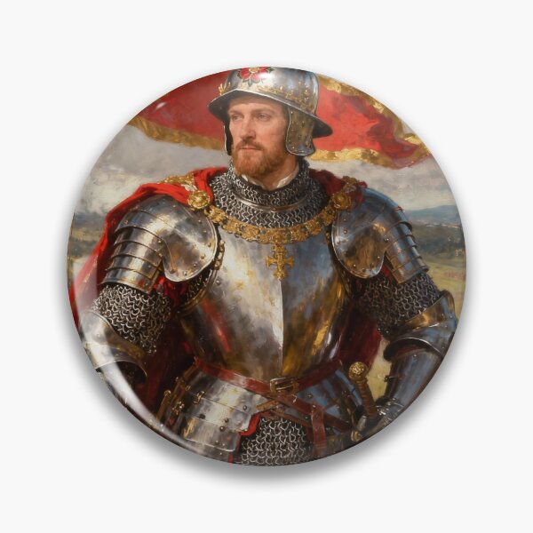 Item preview, Portrait of King Henry VIII of England Medieval style painting art designed and sold by Vintage Designs +.