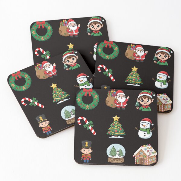 Item preview, Cute Kawaii Christmas Holiday Elements Pack designed and sold by AliveStyle.