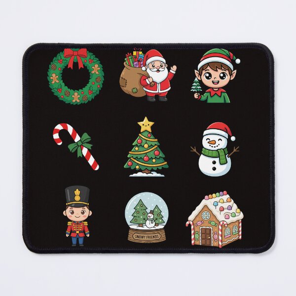 Item preview, Cute Kawaii Christmas Holiday Elements Pack designed and sold by AliveStyle.