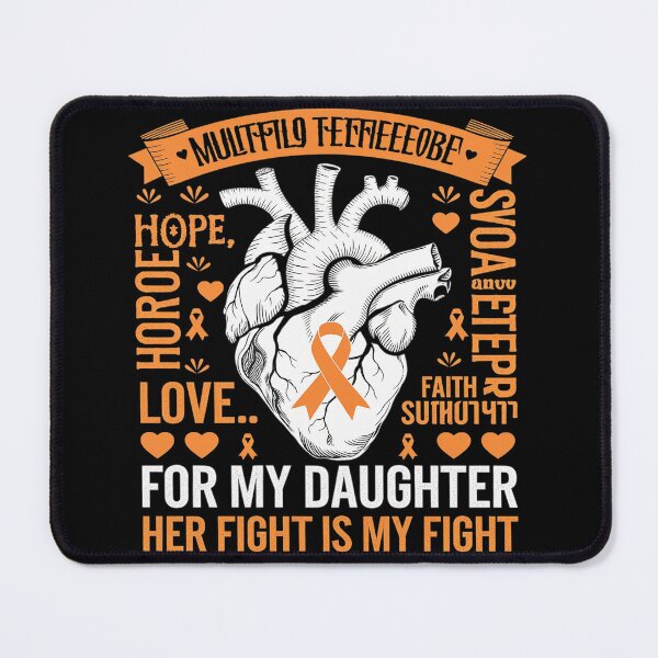 Item preview, MS Apparel Fight Daughter Multiple Sclerosis Awareness designed and sold by AquaKiev.