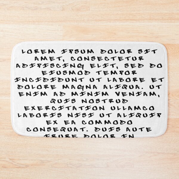 Item preview, Lorem Ipsum - Default Black Text designed and sold by GaNozri.