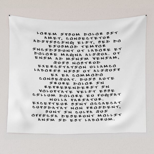 Item preview, Lorem Ipsum - Default Black Text designed and sold by GaNozri.