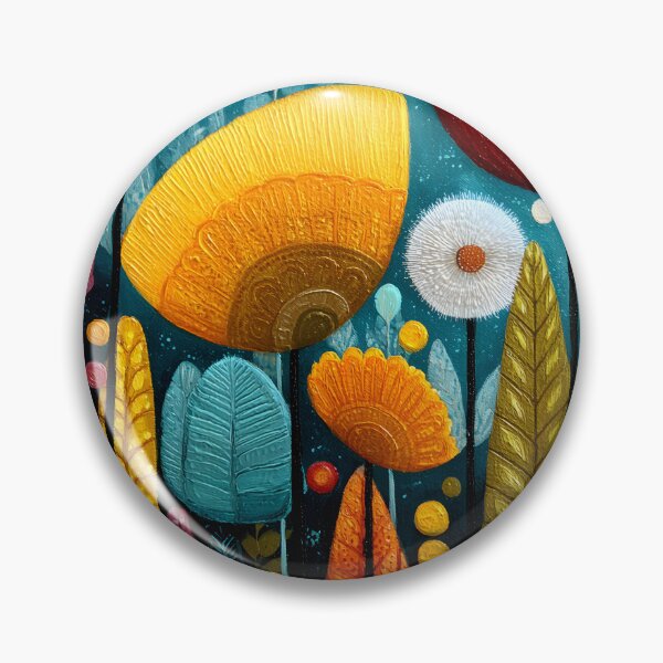 Item preview, Whimsical Garden of Colorful Flowers designed and sold by daila70.