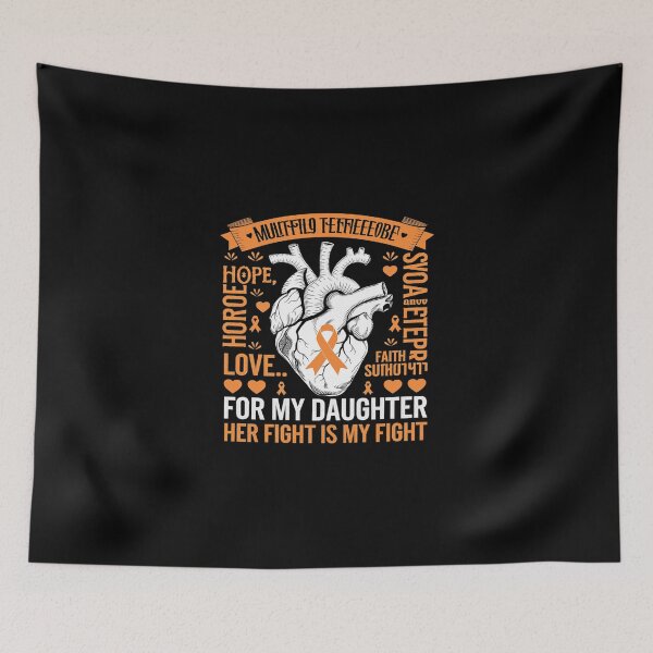 Item preview, MS Apparel Fight Daughter Multiple Sclerosis Awareness  designed and sold by SyntaxClaw.