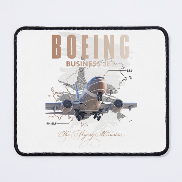 Item preview, Boeing Business Jet | MO2 | 9H-ELF designed and sold by Dihedral Mockups.