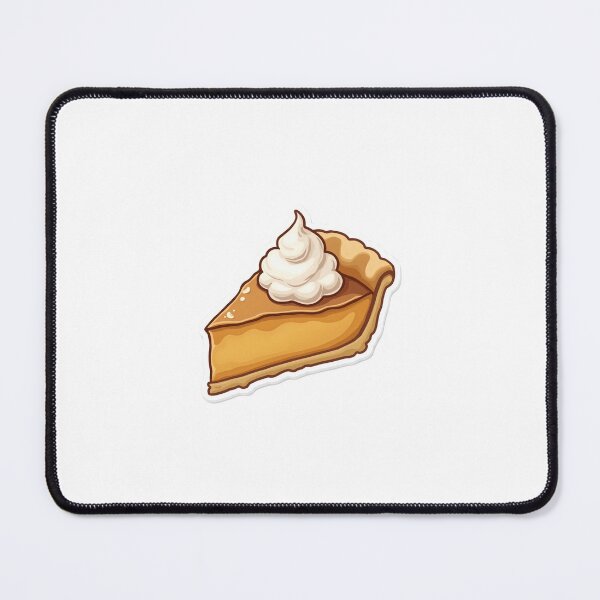 Item preview, Pumpkin pie slice with whipped cream beautifully illustrated. designed and sold by STICKERS FOR SALE NOW.