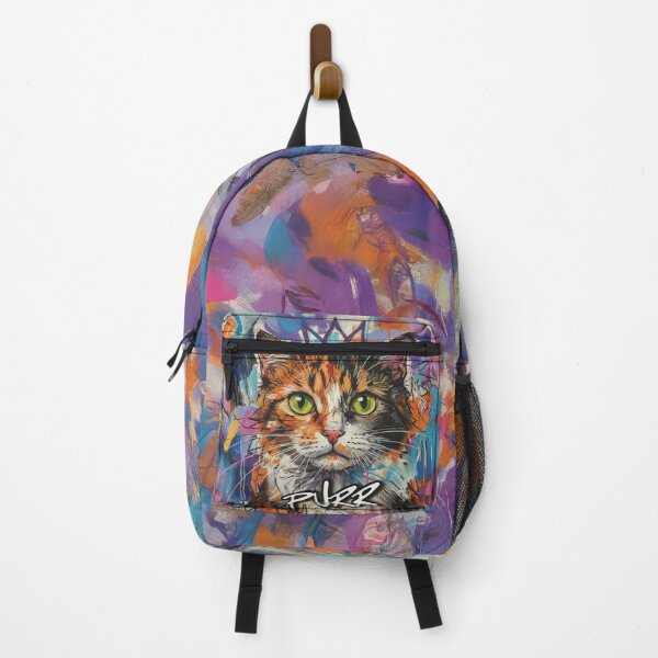 Item preview, PURR Royalty | Calico Cat Expressionism with Crown designed and sold by Jam Media Design.