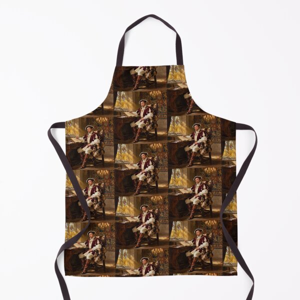Item preview, Portrait of King Henry VIII of England Medieval style painting art designed and sold by Vintage Designs +.