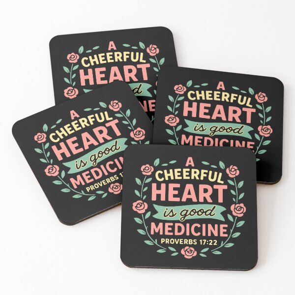 Item preview, Proverbs 17:22 A Cheerful Heart Is Good Medicine designed and sold by plushism.