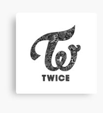 Logo Zentangle - TWICE Canvas Print
