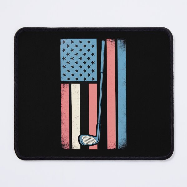 Item preview, Transgender US Flag Golf Trans Pride Transsexual Golfer designed and sold by FadeOfThrone.