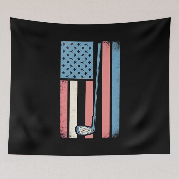 Item preview, Transgender US Flag Golf Trans Pride Transsexual Golfer designed and sold by FadeOfThrone.