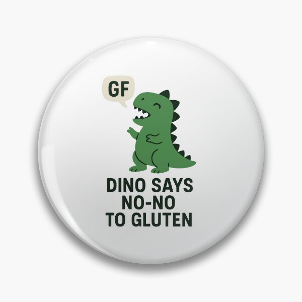Item preview, Dino Says No-No To Gluten – Cute Dinosaur Roaring GF Rule | Fun Gluten Free Kids Design designed and sold by My Gluten Free Life UK.