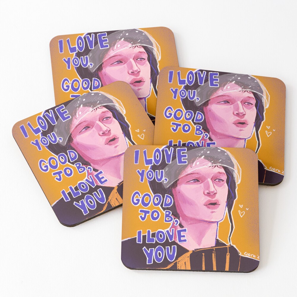 Item preview, Coasters (Set of 4) designed and sold by hatepotion.