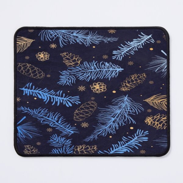 Item preview, Drawing of Ethereal Blue Pine and Gold designed and sold by NivyasArtistry.