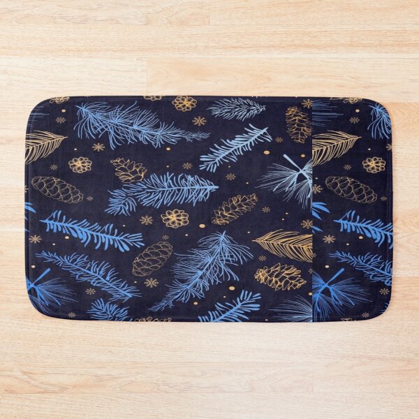 Item preview, Drawing of Ethereal Blue Pine and Gold  designed and sold by NivyasArtistry.