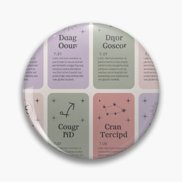 Item preview, Weekly Horoscope Planner - Zodiac Reading Template Design designed and sold by goodcrystals.
