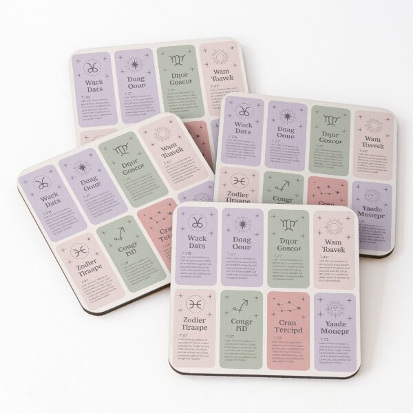 Item preview, Weekly Horoscope Planner - Zodiac Reading Template Design designed and sold by goodcrystals.