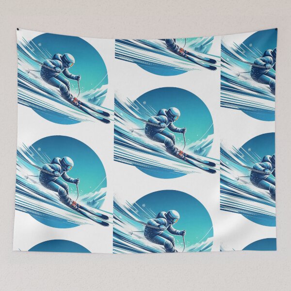 Item preview, Downhill Rush — Skiing Through Speed & Snow designed and sold by denip.