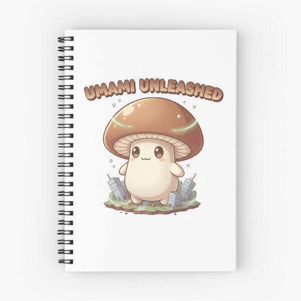 Item preview, Umami Unleashed – Cute Mushroom Kaiju Food Monster Art designed and sold by Snackwear Apparel.