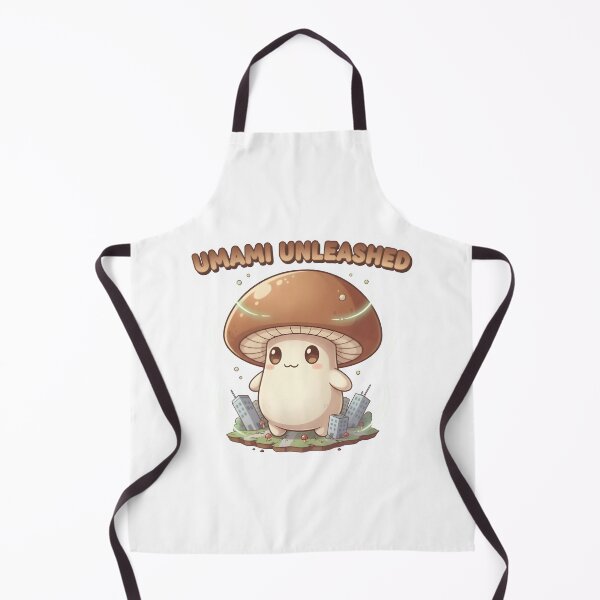 Item preview, Umami Unleashed – Cute Mushroom Kaiju Food Monster Art designed and sold by Snackwear Apparel.