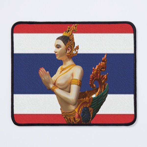 Item preview, Kinnaree and Thai Flag designed and sold by Linklandiya.