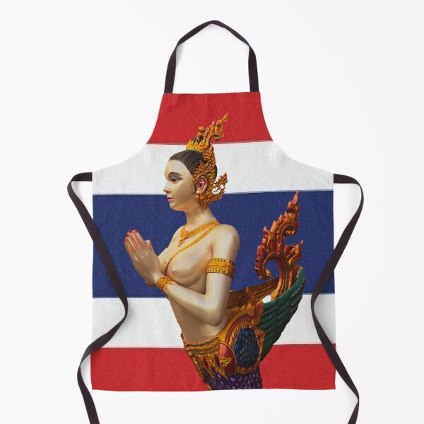 Item preview, Kinnaree and Thai Flag designed and sold by Linklandiya.
