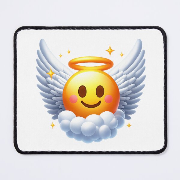 Item preview, Emoji Angel on Cloud designed and sold by DeadThingsShop.