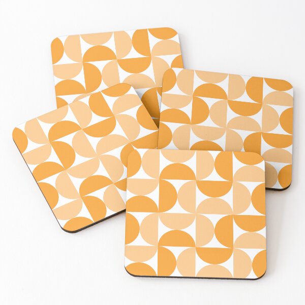 Item preview, Retro geometric semi circles orange designed and sold by ChimaHome.