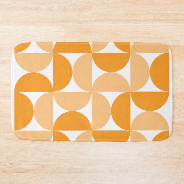 Item preview, Retro geometric semi circles orange designed and sold by ChimaHome.