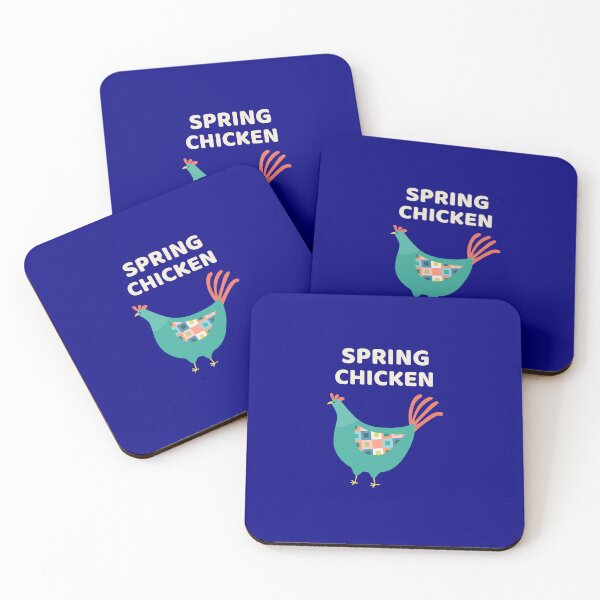 Item preview, Spring Chicken – Funny Hen Graphic designed and sold by TalkTee Me.