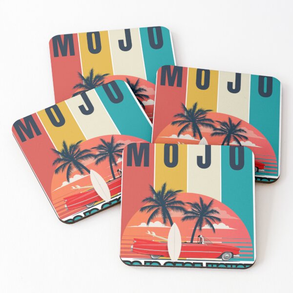 Item preview, Mojo Dojo Casa House Retro Sunset Surf Graphic Vintage Pop Art Design designed and sold by aliciabbja.
