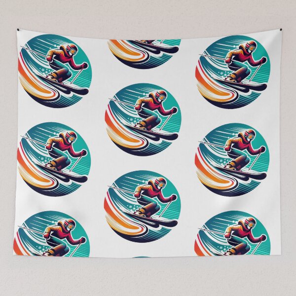Item preview, Thrill of the Slopes — Speed, Snow & Adventure” designed and sold by denip.